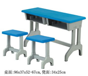 学生双人桌椅 HL61032
