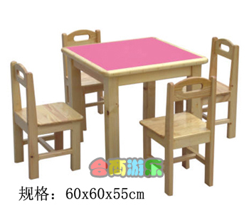 幼儿木质桌 HL61039