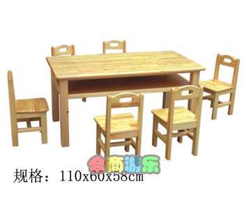 幼儿原木桌子 HL61048 幼儿原木桌子 HL61048