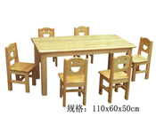 幼儿木质桌 HL61050
