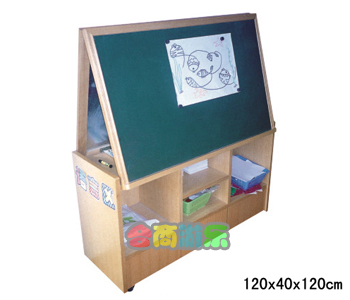 多功能黑板玩具柜 HL63110