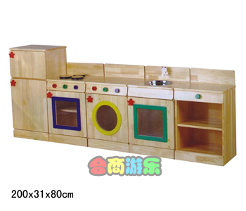 原木厨房组合五件套 HL63701 原木厨房组合五件套 HL63701
