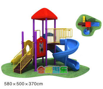 幼儿园大型滑梯HL81027 幼儿园大型滑梯HL81027